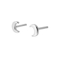 PENDIENTES MINI LUNITAS SILVER