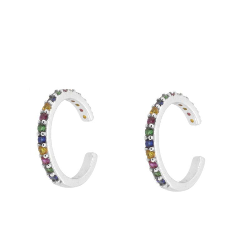 EARCUFF IRIS SILVER