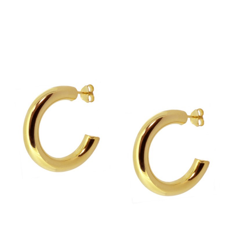 PENDIENTES BIG ROUND HOOPS