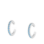 TURQUOISE SILVER EAR CUFF 