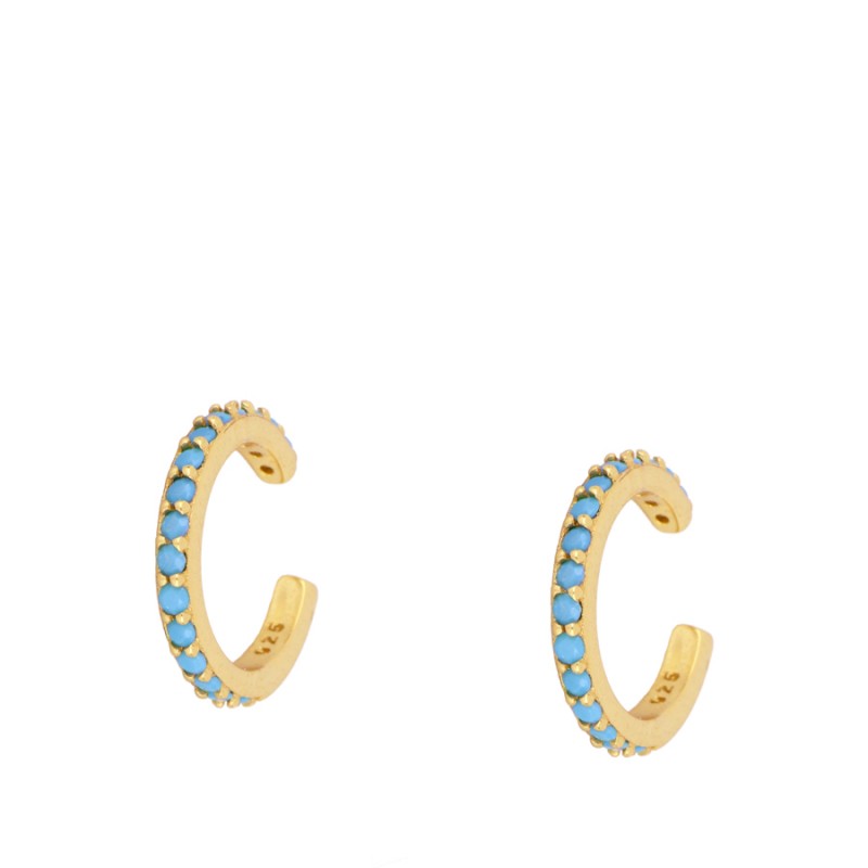 EARCUFF TURQUESA GOLD