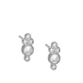 PENDIENTES WHITE DROP SILVER