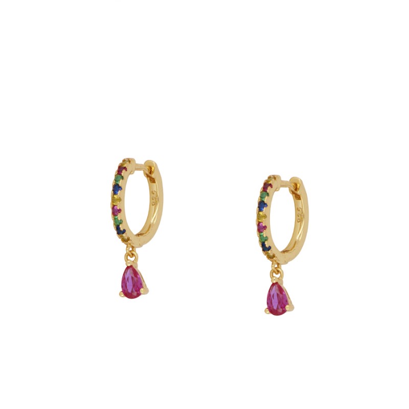 PENDIENTES CLEO IRIS GOLD