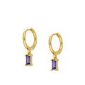 PENDIENTES SIENA MINI HOOPS VIOLET