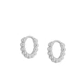  MINI BALL SILVER EARRINGS