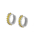 Pendientes Rome Yellow Silver