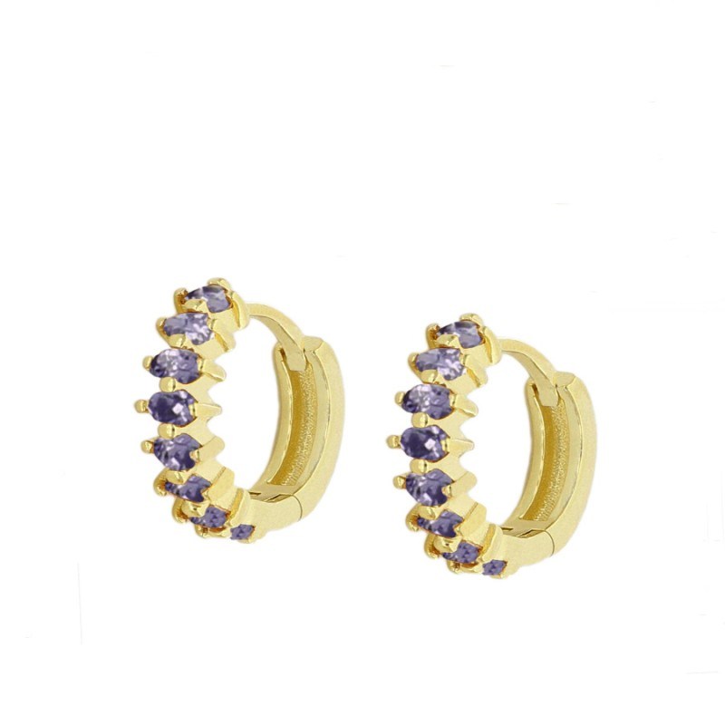 Pendientes Roma Violet
