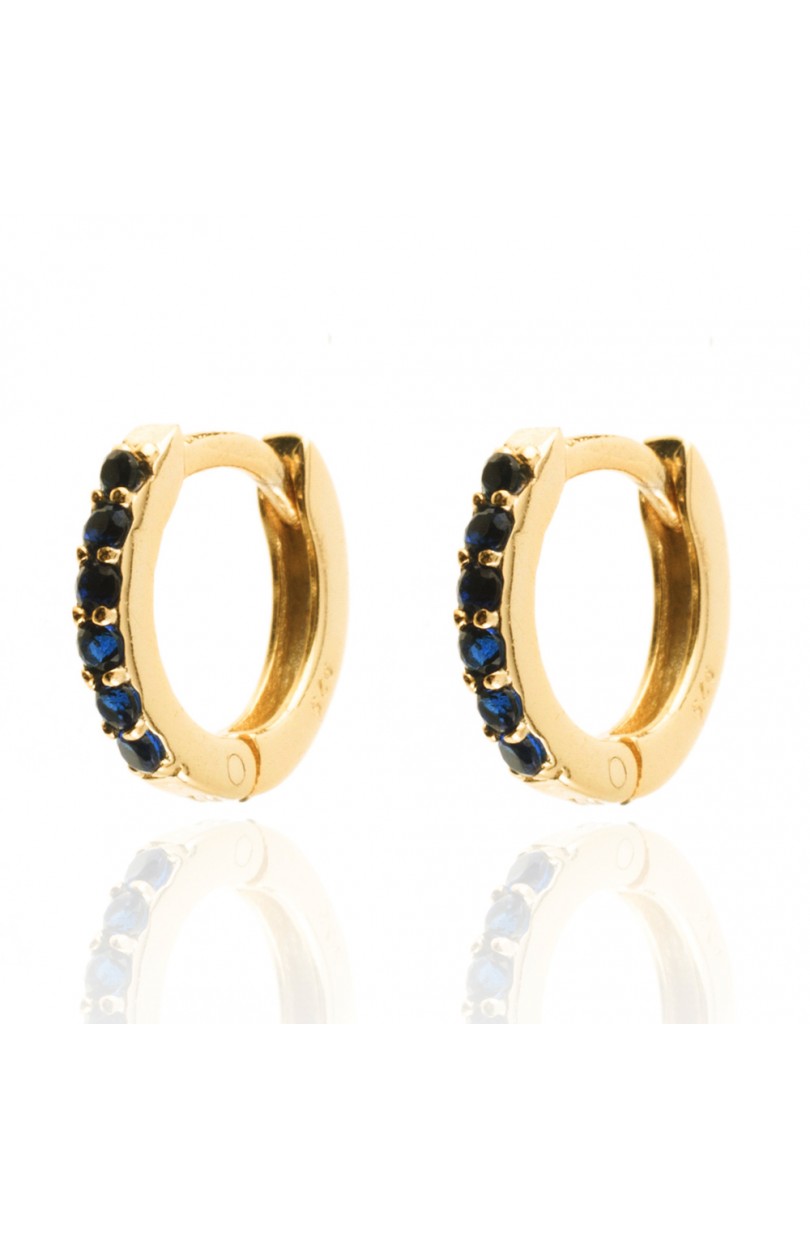 PENDIENTES GLASS BLUE