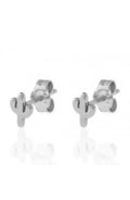 PENDIENTES CACTUS SILVER
