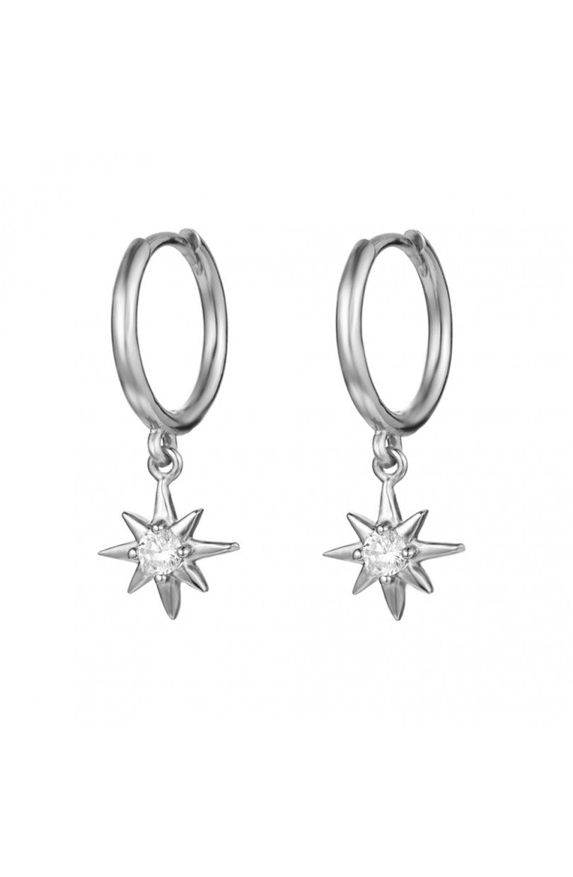 PENDIENTES ESTRELLA CIRCONITA SILVER