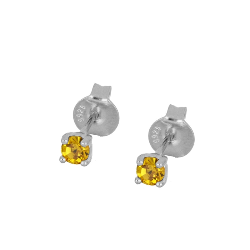 Pendientes mini circonita colors