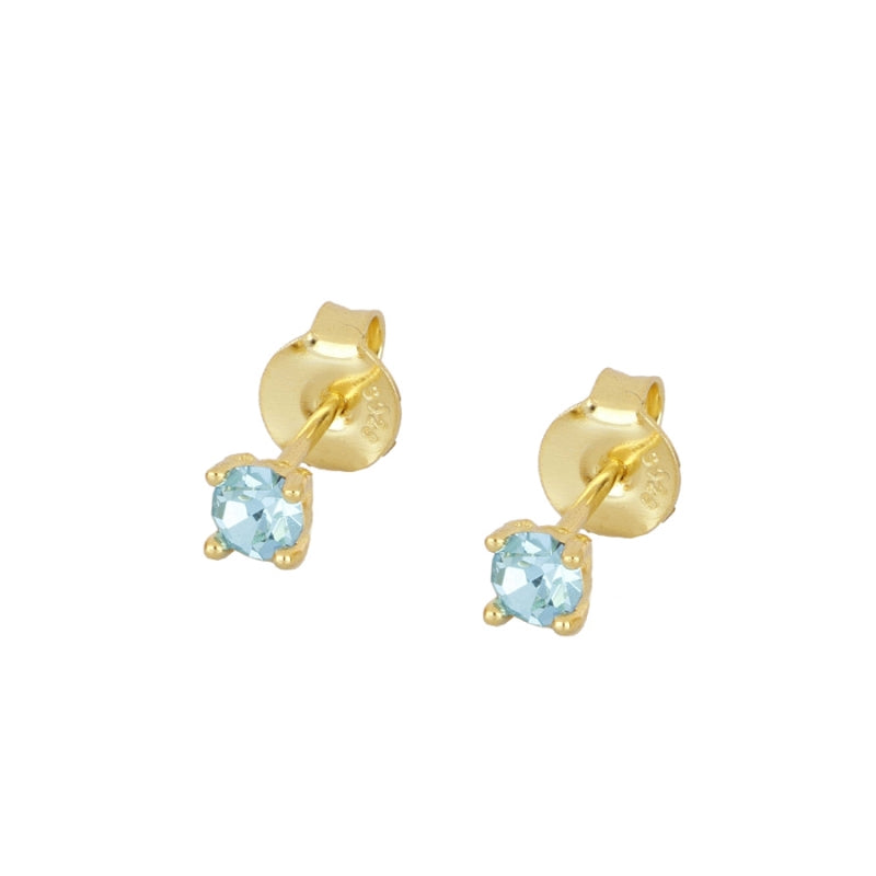 Pendientes mini circonita colors