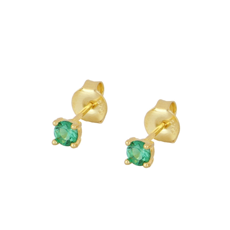 Pendientes mini circonita colors