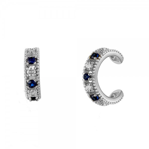 EARCUFF ZAFIRO SILVER