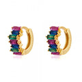 PENDIENTES MINI ARITOS IRIS GOLD