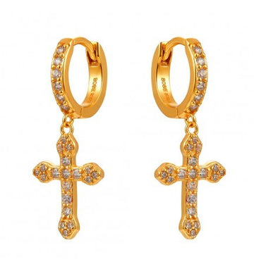 ETERNAL CROSS EARRINGS