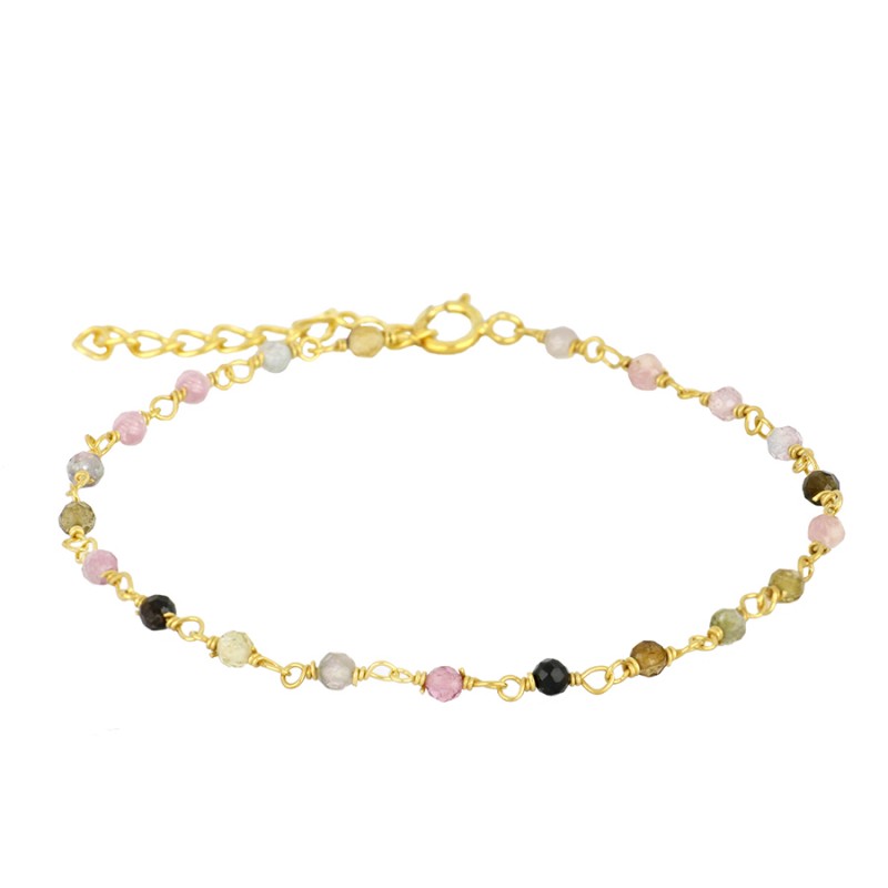 PULSERA ROSARIO TURMALINA