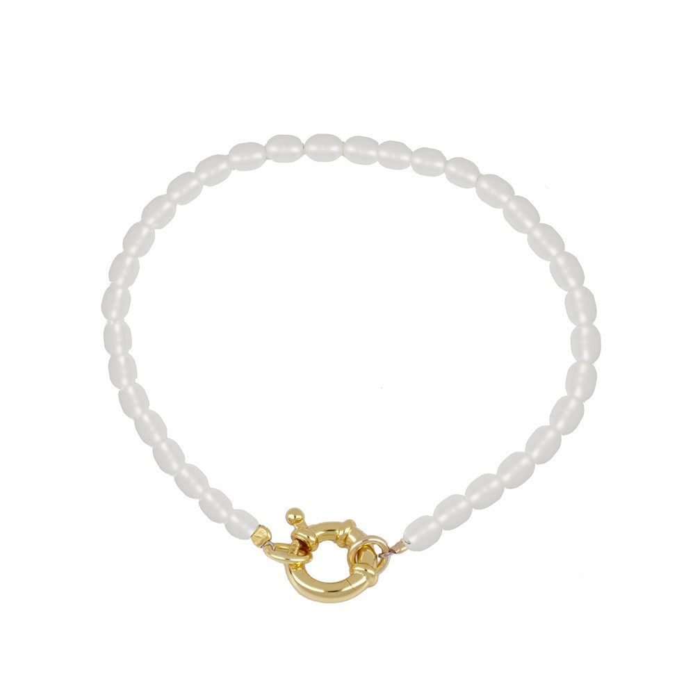 Pulsera Eternity long pearl