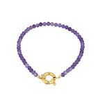Pulsera Eternity mineral amatista