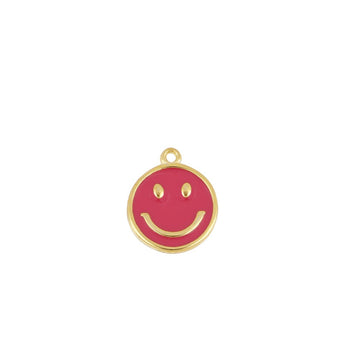 Charm Smile enamel fucisa pink